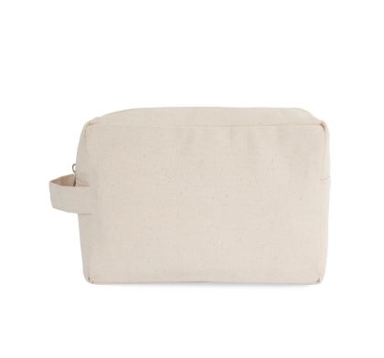 Trousse de toilette en coton biologique