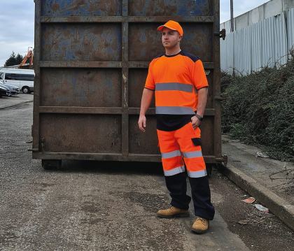 T-shirt bicolore Hi-vis
